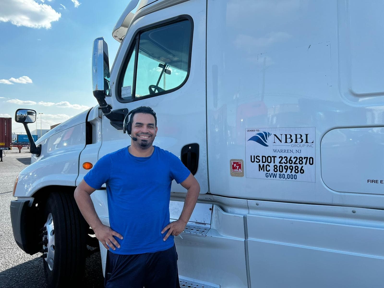 NBBL Group owner-operator at NJ port